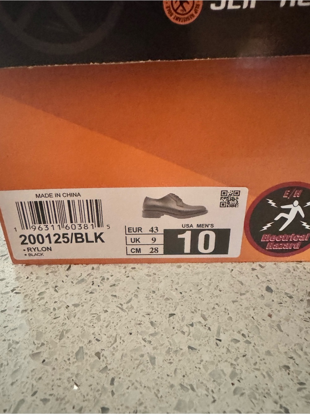 Skechers Men's Black Leather Lace-Up Derby Shoes - Picture 2 of 3